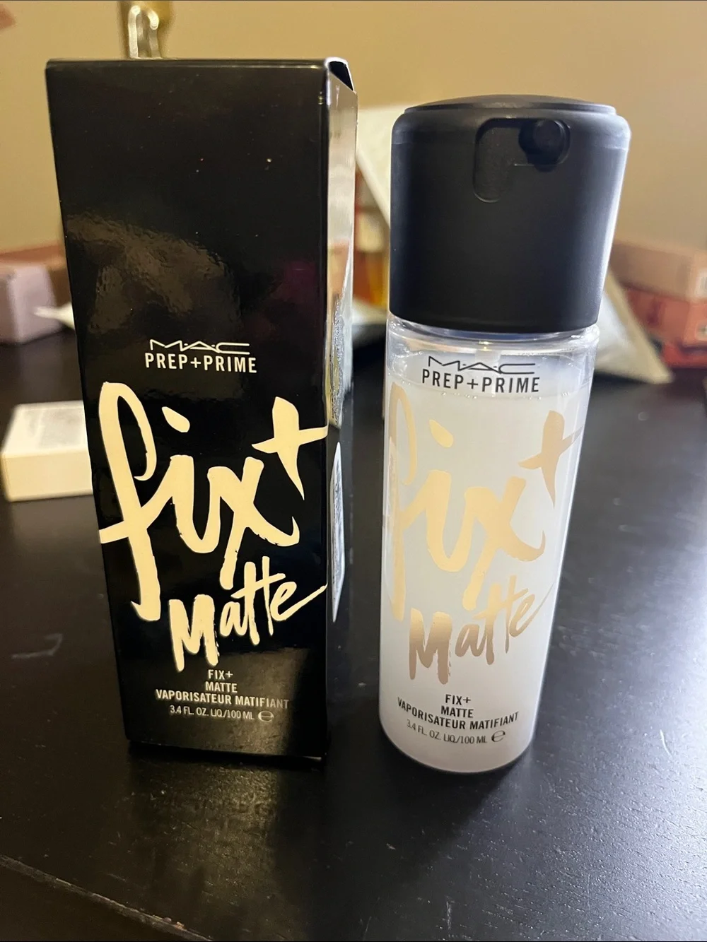 MAC Cosmetics Prep + Prime Fix+ Matte Setting Spray - Black & Clear